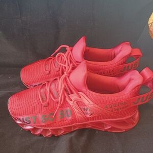 Running shoes Just So So red mens size 9 women's size 12